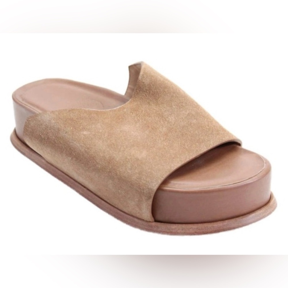 WAL & PAI | Platform Suede Sandals Slides